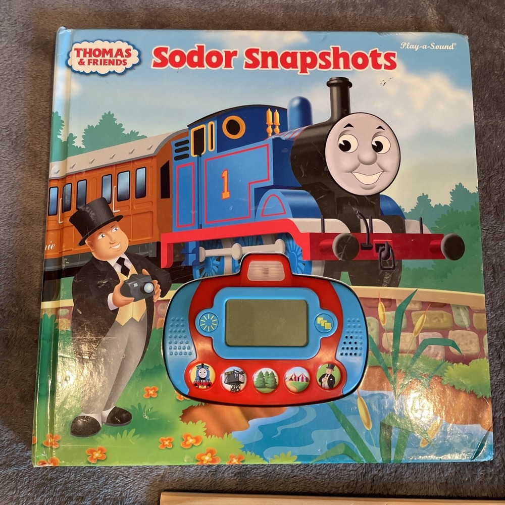 2009 Thomas and Friends Sodor Snapshots Play a Sound Book Works Out Of Print